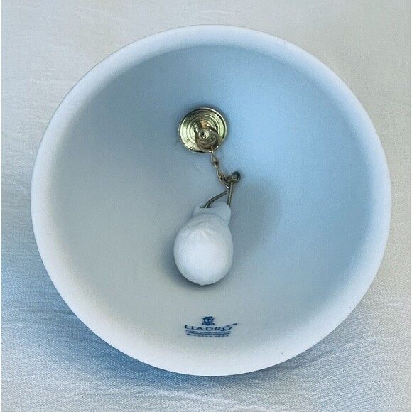 LLADRO 1994 Limited Edition Annual Porcelain Christmas Bell 16139 Original Box - Picture 3 of 12